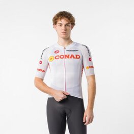 CASTELLI dres kratkih rukava - GIRO109 RACE 8S - bijela