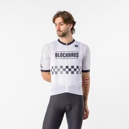 CASTELLI dres kratkih rukava - GIRO109 BLOCKHAUS - bijela