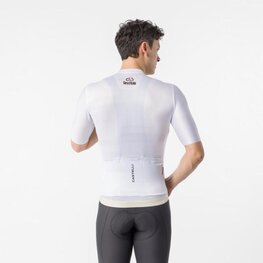 CASTELLI dres kratkih rukava - GIRO109 ESPRESSO 2 - bijela