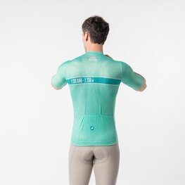 CASTELLI dres kratkih rukava - GIRO109 CIMA COPPI - zelena