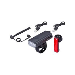 BBB set svjetala - STRIKEDUO 1600 COMBO - crna