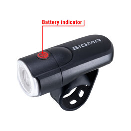 SIGMA SPORT prednje svjetlo - AURA 30 - crna