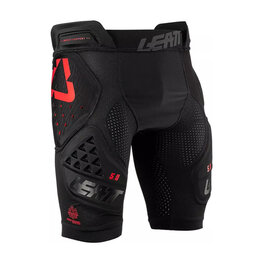 LEATT gaće sa štitnicima - IMPACT SHORTS 3DF 5.0 - crna/crvena