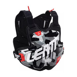 LEATT štitnik za leđa i prsa - CHEST PROTECTOR 1.5 TORQUE - crna/bijela/crvena
