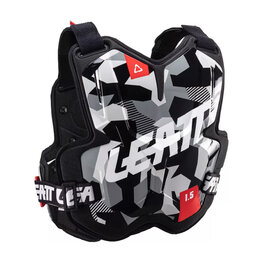 LEATT štitnik za leđa i prsa - CHEST PROTECTOR 1.5 TORQUE - crna/bijela/crvena