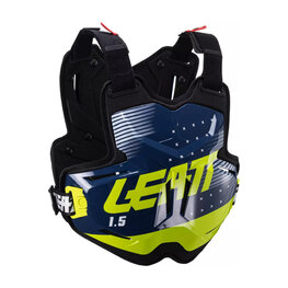 LEATT štitnik za leđa i prsa - CHEST PROTECTOR 1.5 TORQUE - crna/plava/žuta