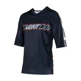 LEATT dres kratkih rukava - MTB ENDURO 3.0 - crna