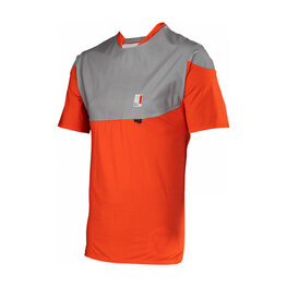 LEATT dres kratkih rukava - MTB ALLMOUNTAIN 3.0 - crvena/siva