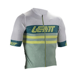LEATT dres kratkih rukava - MTB ENDURANCE 6.0 - zelena/siva