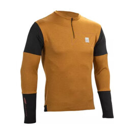 LEATT dres dugih rukava zimski - MTB TRAIL 4.0 - smeđa