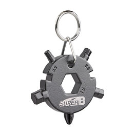 SUPER B privjesak za ključeve - KEYCHAIN TB-FD08 - siva