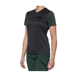 100% SPEEDLAB dres kratkih rukava - RIDECAMP W - siva/zelena