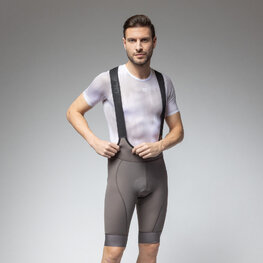 ALÉ kratke hlače s tregerima - MAGIC COLOUR PR-E - smeđa