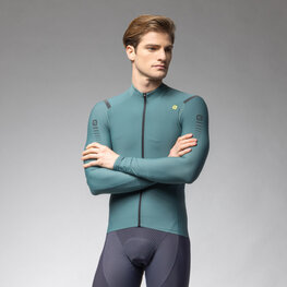 ALÉ dres dugih rukava zimski - WARM RACE - zelena