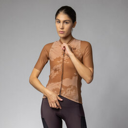 ALÉ dres kratkih rukava - KRAKATOA OFF ROAD - GRAVEL - smeđa