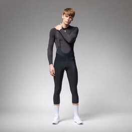 ALÉ duge hlače s tregerima - PRAGMA WINTER 2.0 - crna