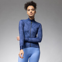 ALÉ dres dugih rukava ljetni - PRAGMA SCHEMA - plava