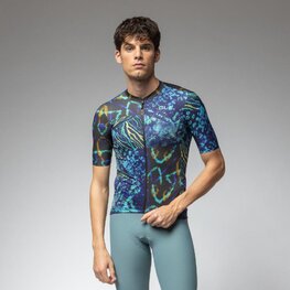 ALÉ dres kratkih rukava - PRAGMA CARAIBI - crna/višebojna