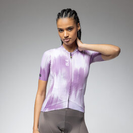 ALÉ dres kratkih rukava - PR-E ARGON - ljubičasta/bijela