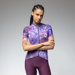 ALÉ dres kratkih rukava - PRAGMA LINFA - ljubičasta/plava