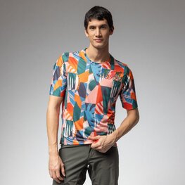 ALÉ dres kratkih rukava - OFF ROAD - GRAVEL SAVANA - višebojna