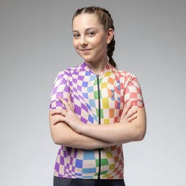 ALÉ dres kratkih rukava - MULTIVERSO 2.0 KID - višebojna