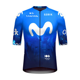 GOBIK dres kratkih rukava - INFINITY MOVISTAR TEAM 2024 - plava/bijela