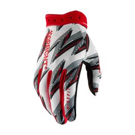 100% SPEEDLAB rukavice s dugim prstima - RIDEFIT - crvena/bijela/crna