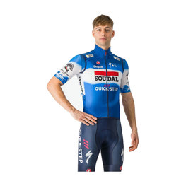 CASTELLI prsluk - SOUDAL QUICK-STEP 2024 PRO LIGHT WIND - plava/bijela/crvena