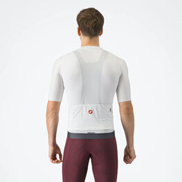 CASTELLI dres kratkih rukava - ESPRESSO - bijela