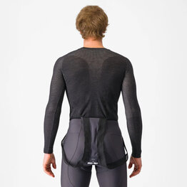 CASTELLI majica dugih rukava - MERINO - siva