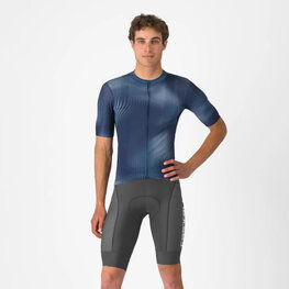 CASTELLI kratke hlače s tregerima - COMPETIZIONE 2 KIT - siva