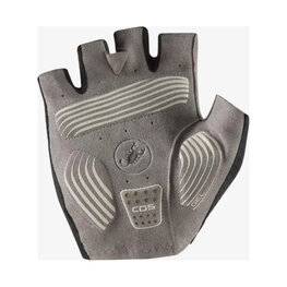 CASTELLI rukavice s kratkim prstima - ESPRESSO - crna