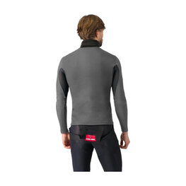 CASTELLI majica dugih rukava - FLANDERS 2 HIGH NECK - siva
