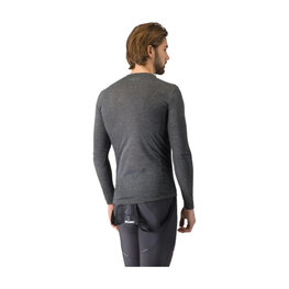 CASTELLI majica dugih rukava - MEDIO BASE LAYER - siva