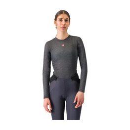 CASTELLI majica dugih rukava - MEDIO BASE LAYER W - siva