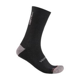 CASTELLI čarape klasične - VENTI SOFT MERINO - crna