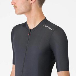 CASTELLI dres kratkih rukava - ESPRESSO 2 - crna
