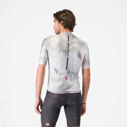 CASTELLI dres kratkih rukava - GIRO ESPRESSO - siva