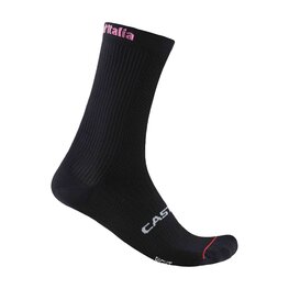 CASTELLI čarape klasične - GIRO LOGO 18 - crna