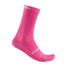 CASTELLI čarape klasične - GIRO LOGO 18 - ružičasta