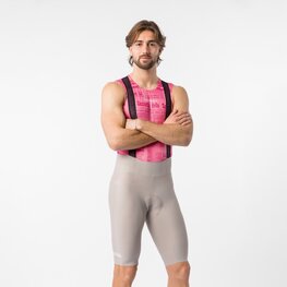 CASTELLI kratke hlače s tregerima - GIRO TROFEO 2 - bež