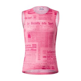 CASTELLI majica bez rukava - GAZZETTA DELLO SPORT - ružičasta
