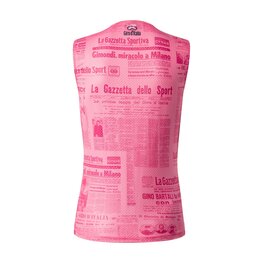 CASTELLI majica bez rukava - GAZZETTA DELLO SPORT - ružičasta