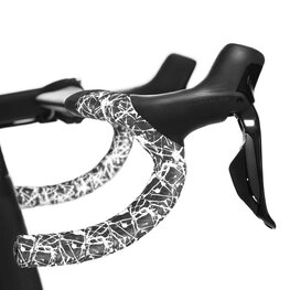 SUPACAZ traka za upravljač - SUPER STICKY KUSH  - bijela/crna