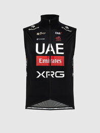 PISSEI prsluk - UAE TEAM EMIRATES - XRG 2025 OFFICIAL WATERPROOF - crna