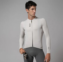 ALÉ dres dugih rukava ljetni - COLOR BLOCK PRAGMA - bež