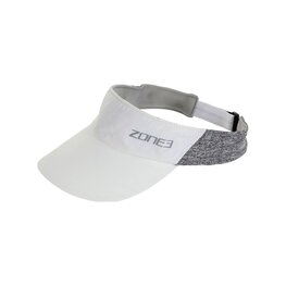 ZONE3 vizir - LIGHTWEIGHT RACE VISOR  - bijela/siva
