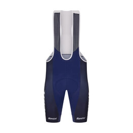 SANTINI kratke hlače s tregerima - TREK FACTORY RACING 2025 - plava