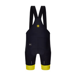 SANTINI kratke hlače s tregerima - TOUR DE FRANCE - BIB SHORTS - crna